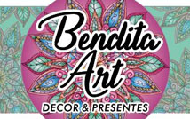 Logo Bendita Art Decor & Presentes