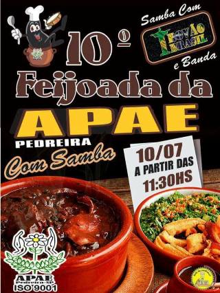 APAE de Pedreira começa a preparar a 10ª Feijoada