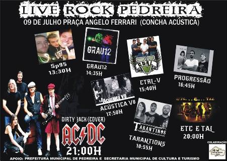 Bandas confirmam presença no “Live Rock Pedreira”